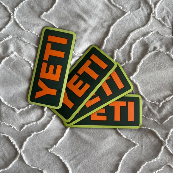 NEW Yeti Magnet - Forest Green w/ King Crab Orange & Chartreuse - Picture 4 of 5